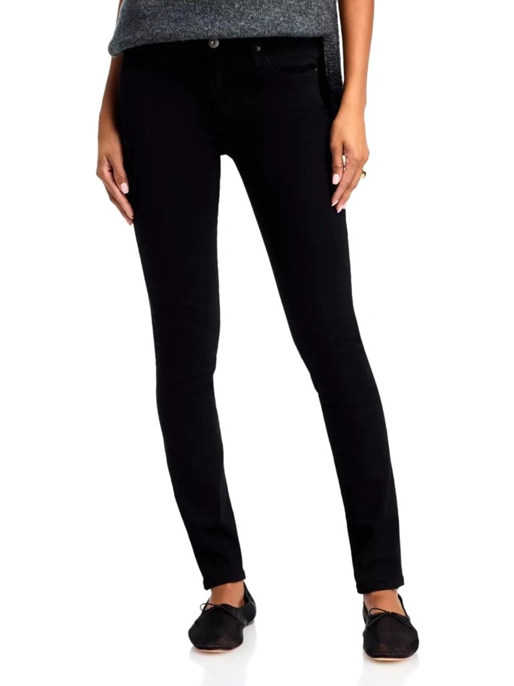 Adriano Goldschmied AG Womens Jeans Size 29 Black Prima Cigarette Leg Stretch